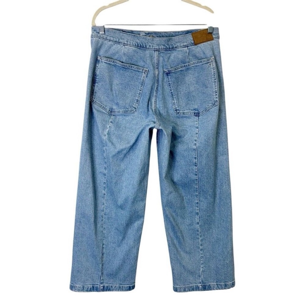 Madewell Emmett Wide Leg Crop Jeans Womens Size 31 High Rise - Picture 4 of 6
